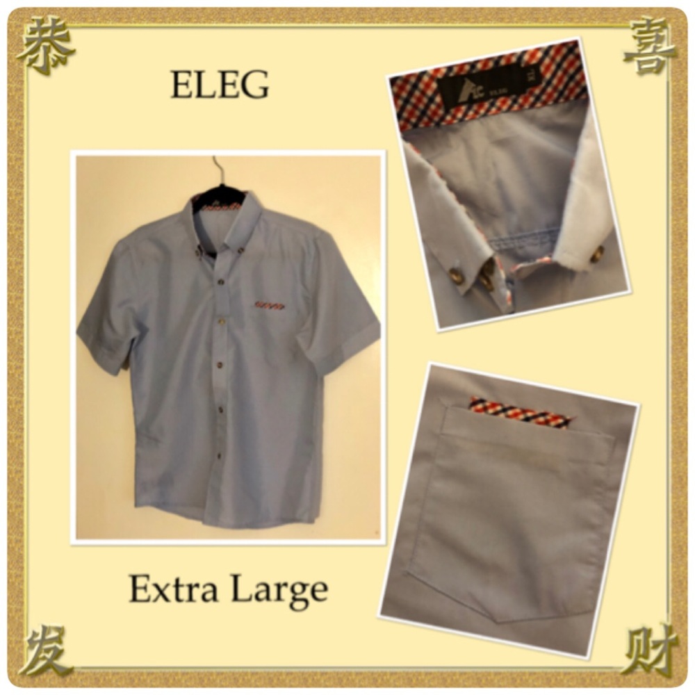 ❤️4 for $20❤️ Men’s Short Sleeve Shirt by ELEG